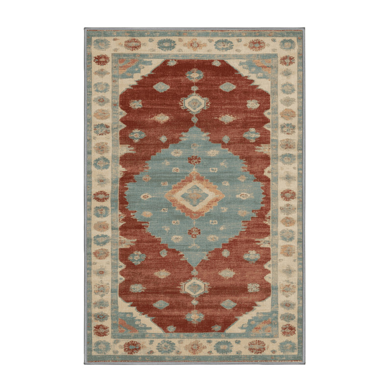 Tapis gris lavable à la machine, Rectangle 5 pi x 7 pi