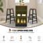 Boxworth 49 cm Steel Mini Bar Cabinet