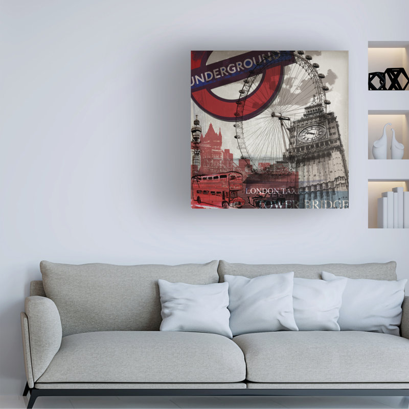 London Calling - Photographie sur toile tendue, H 35 po x l 35 po