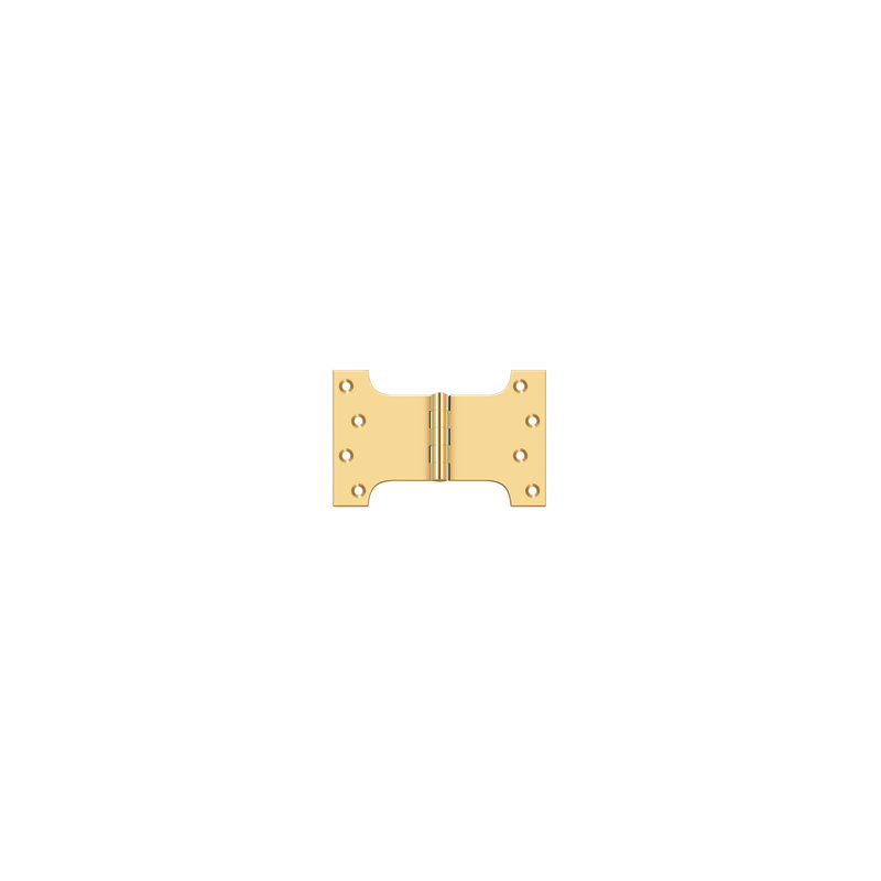 102'' x 102'' Butt Bearing Hinge, PVD Polished Brass