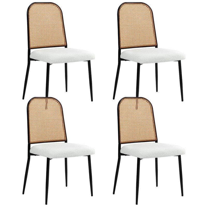 Chaise d'appoint Burnestin, Blanc