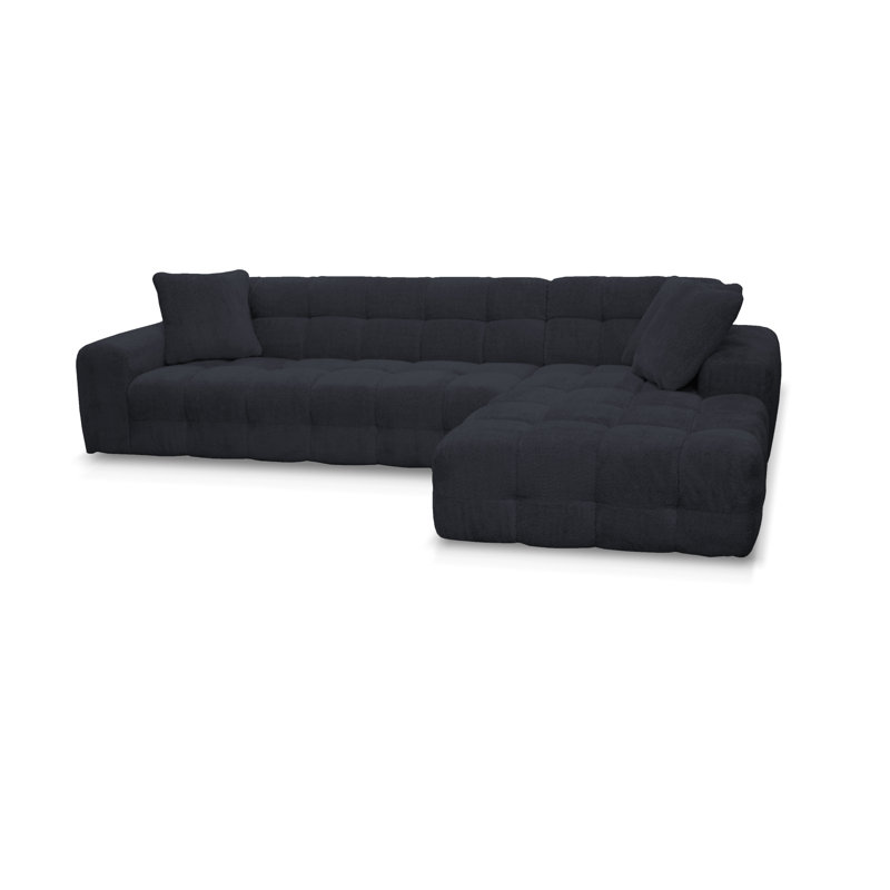 4 Seater Corner Sofa , Right Hand Facing, Navy