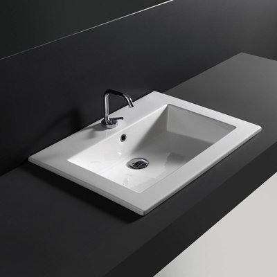 22.6 in. L Bathroom Sink