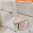 66"W x 76" H Sliding Shower Door,3/8"(10mm) Tempered Glass, Stainless Steel Track, Smooth Glide, Adjustable 4"Range, Left/Right Installation-119734916