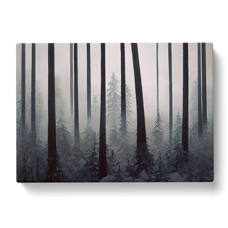 Innovative Winter Forest - Wrapped Canvas, 35cm H x 50cm W
