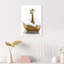 Bathtime Giraffe - Peinture sur toile-58873433-58873434-119891398