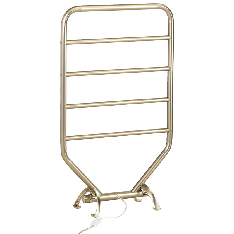 Satin Nickel 5-Bar Wall Mounted Towel Warmer