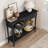 42"Carved 3-Drawer Console Table With Storage Shelf-1611921958