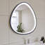 32 po x 32 po Miroir gris