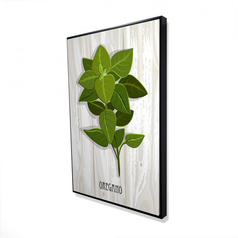 "Origan sur bois" sur toile