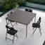 Table de salle à manger pliante avec 4 chaises