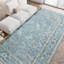 Wool Oriental Area Rug in Blue/Gray-71388936