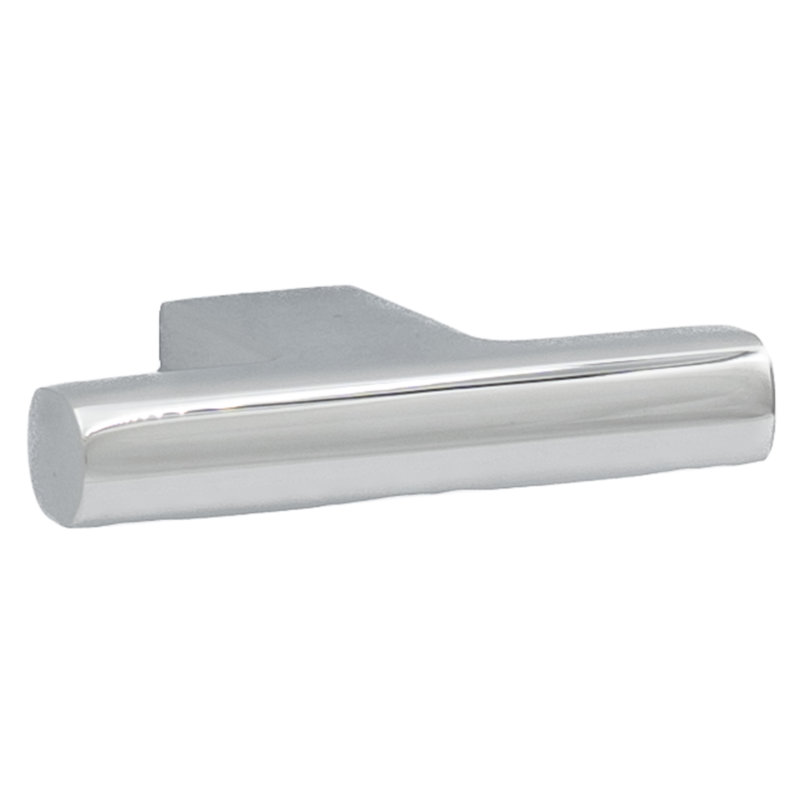 Bouton de porte en T chromé Vail de 2 pouces de longueur, Chrome