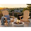 Ensemble de 2 chaises Adirondack pliantes en bois massif pour terrasse, cour, porche, jardin et terrasse avec accoudoirs larges-1206467600-1158906962