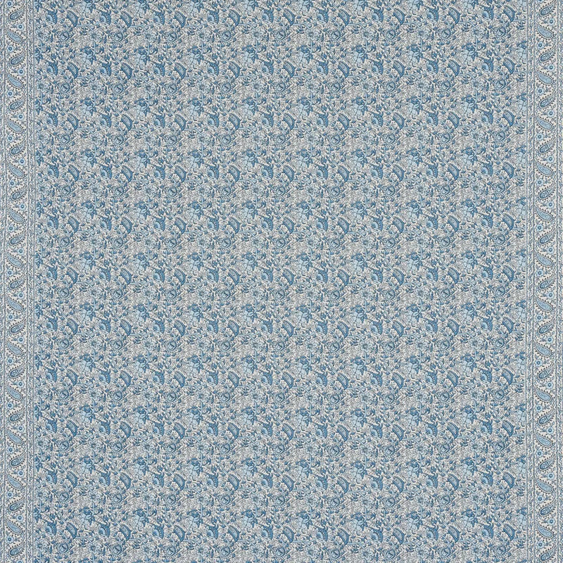 Tissu intérieur / extérieur Schumacher x Mark D. Sikes Daisy, Indigo
