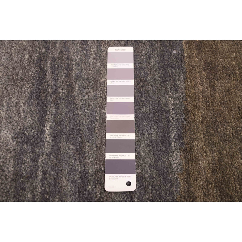 Tapis gris Peshawar Ziegler 4 pi 11 po x 6 pi 10 po