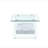 Rectangular Floating Double-Layer Coffee Table, White Glass Legs-814488151