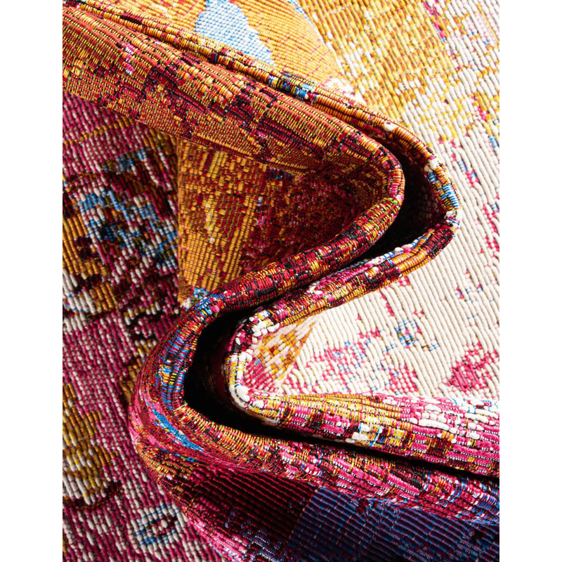 Luxe Hower Indoor/Outdoor Area Rug, Square 8'