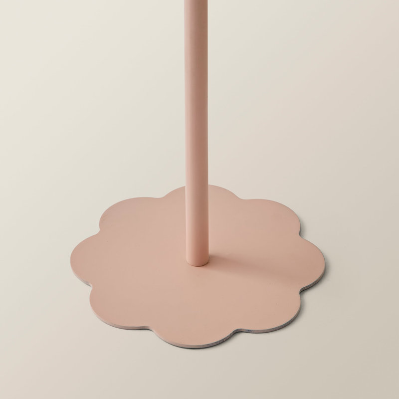 Deborha Metal Table Lamp, Pink, Pink