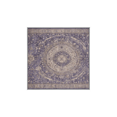Tapis gris lavable à la machine