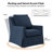 Wimberly 29.5" W Slipcovered Swivel Armchair -601059110