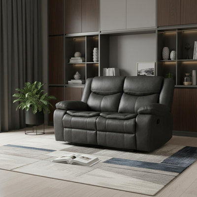Causeuse inclinable en cuir Global Air