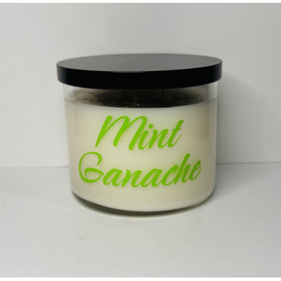 Bougie ganache à la menthe