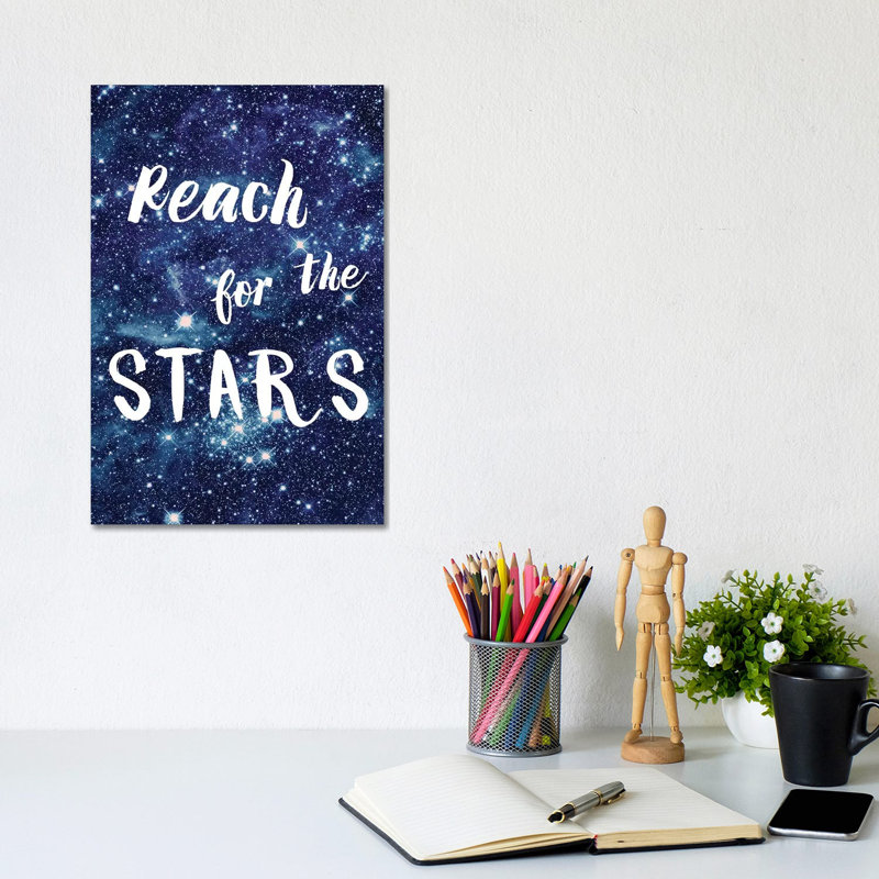 Reach For The Stars by Amanda Murray - Wrapped Canvas Print, 20.32 cm H x 30.48 cm W