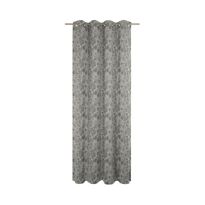 Micheal Eyelet Blackout Single Curtain, Curry, 175cm Width x 145cm Drop