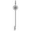 Vidaxl Lid Support Hinge Silver Iron Hardware Tool Accessory Metal Cabinet-125152660