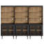 Bibliothèque haute avec tiroirs, bibliothèque en bois 72,8 pouces avec rangement, bibliothèque moderne Mid-Century avec tablette réglable-612228108
