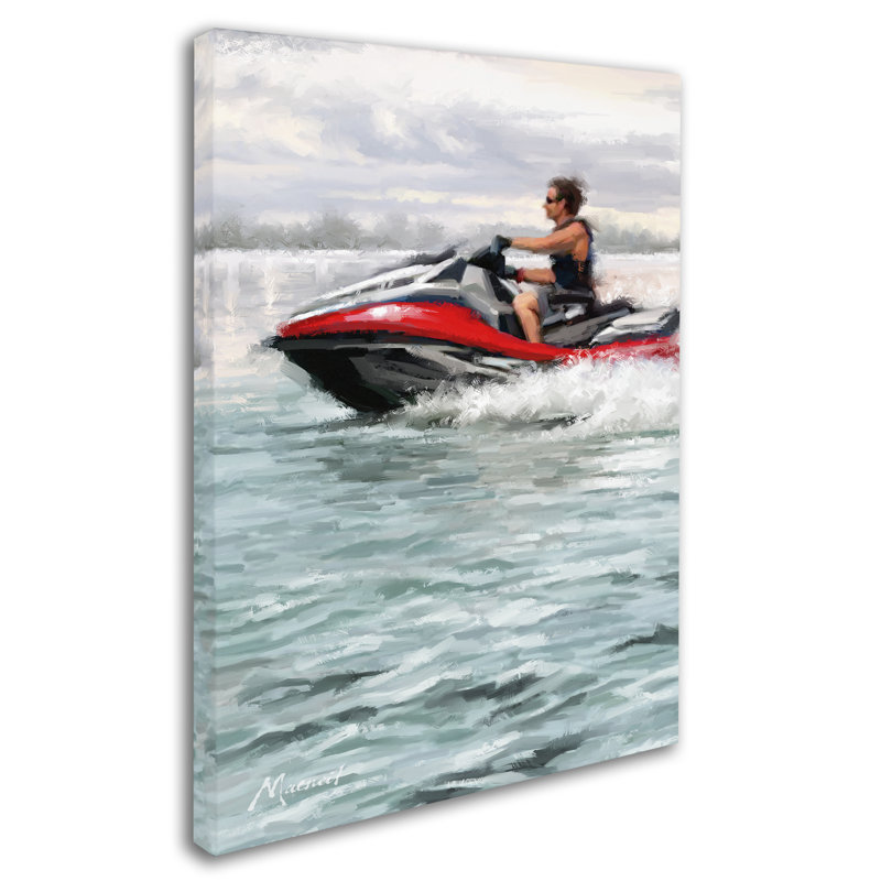 Armand «Jet Ski», reproduction sur toile, H 47 po x l 35 po x P 2 po