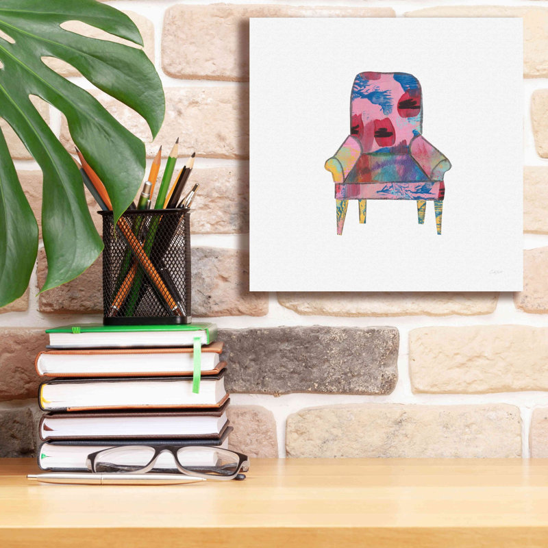 Kenyce Mod Chairs VII par Courtney Prahl, H 12 po x l 12 po x P 0,75 po