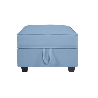 Nahim Ottoman Module for Sectional Sofa – Storage Footrest Cube Seat for Modern Living Room Decor