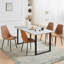 Walpole Modern Upholstered Faux Leather Dining Chair-817085598