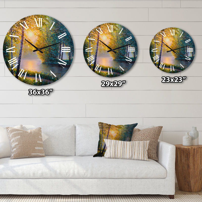 Horloge murale matin, Moyenne