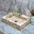 AA Warehousing 14.96 " Stone Rectangular Bathroom Sink
