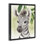 «Jungle Friends Baby Zebra Floater», art mural par Christine Simpson