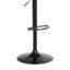 Tabouret de bar réglable en bois noir Lydia-1498127349