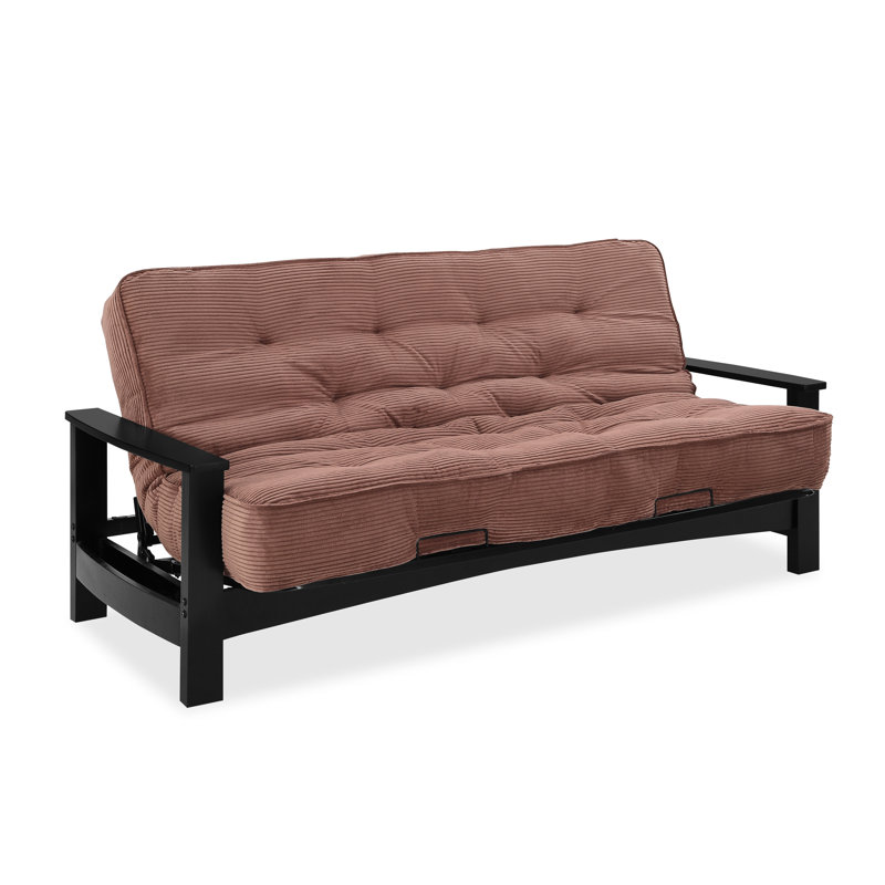 Futon et matelas Mccalla, Velours côtelé java