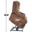 Fauteuil inclinable à deux moteurs Leatherair Infinity-986262805