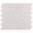 Gotham 1" Hex 10-1/4 " x 11-7/8 " Porcelain Mosaic Floor & Wall Tile-36595143