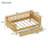 Twin Size Platform Bed for Kids with Guardrails, Low Profile Wooden Bed for Boys and Girls, Natural-1478587521-1478587520