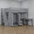 Loft Bed, Space-Saving Study Hub, Two Desk, Bookcase & Wardrobe Storage, Contemporary, Kids & Teens Room-2118637283-2118637280