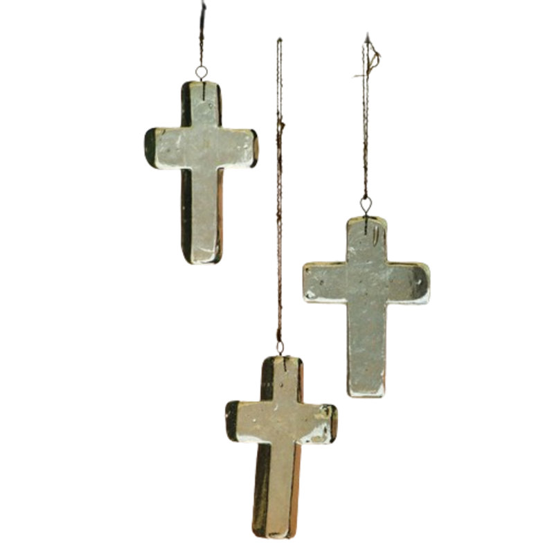  Ensemble de 4 fenêtres suspendues en verre coloré de 6 po de hauteur