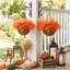 Faux paniers artificiels à fleurs suspendus pour l'extérieur