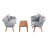 Robson Acacia 4 - Person Patio Conversation Set with Cushions-1753507672-1753507674