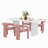 Modern Double Pedestal Dining Table Set-1152437831-1152437826