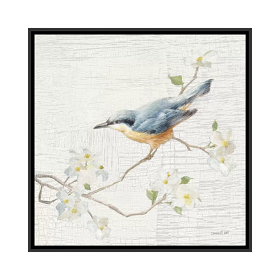 «Nuthatch, Vintage» par Danhui Nai, impression sur toile