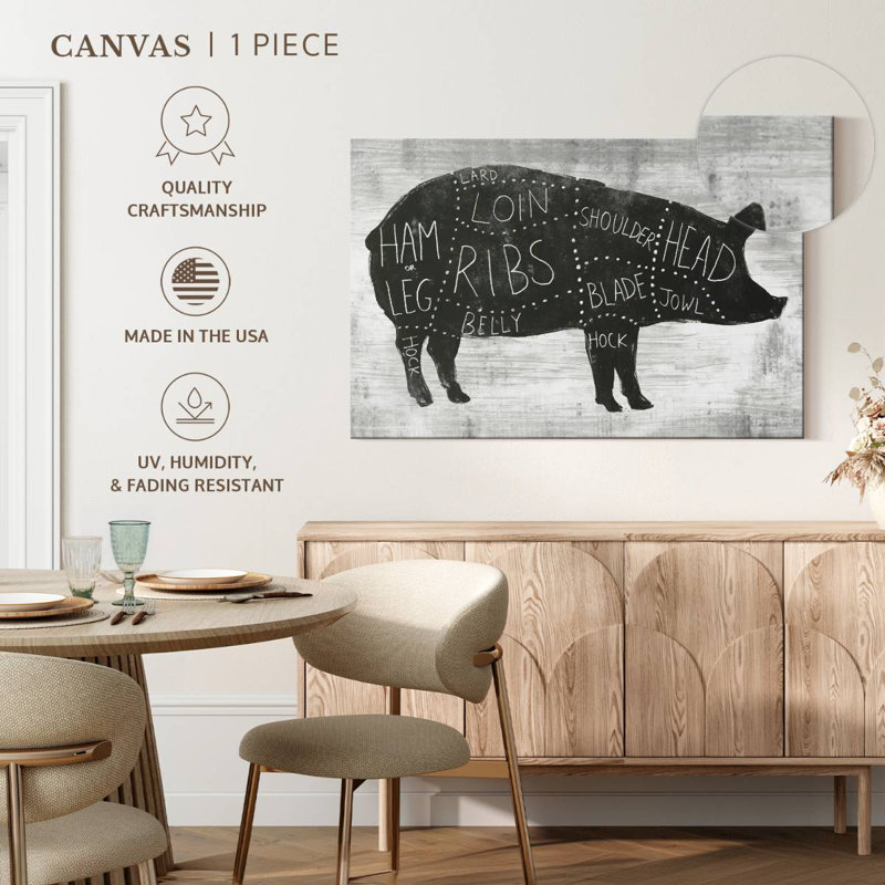 Senne Farmhouse Butcher I, H 34 po x l 51 po
